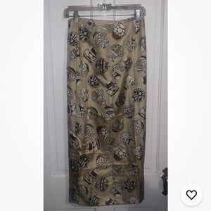 New Vintage L'Zinger 4 Nordstrom Skirt Southwestern Native American Pottery S M